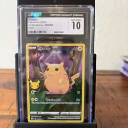 CGC 10 Pokemon Pikachu 005/025 Celebrations Full Art Gem Mint Card 25th - Image 1