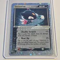 Pokemon Sneasel ex 80 HP EX Ruby & Sapphire 103/109 Ultra Rare Holo - Image 1