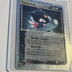 Pokemon Sneasel ex 80 HP EX Ruby & Sapphire 103/109 Ultra Rare Holo - Image 2