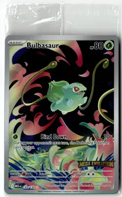 SEALED Bulbasaur 133/132 Illustration Rare Mega Evolution Pokemon NM - Image 1