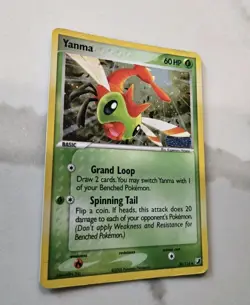 Yanma 50/115 EX Unseen Forces Reverse Holo Rare Stamped Pokemon Card - Image 3
