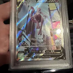 2022 MEWTWO V PSA 9 Pokemon Go 072/078 ALT FULL ART Alternative MINT #72 - Image 2