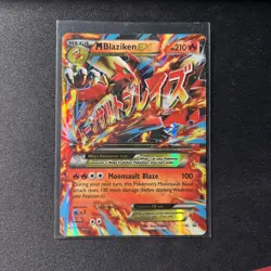 Pokemon TCG Mega Blaziken EX Mega Rare Card XY86 PROMO LP-/MP+ - Image 1