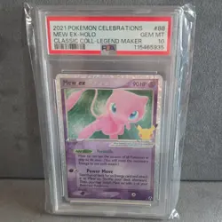 Pokemon Mew ex Celebrations 88/92 Holo PSA 10 - Image 1