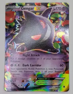 Pokemon Gengar EX 34/119 XY Phantom Forces Ultra Rare Holo - Image 1
