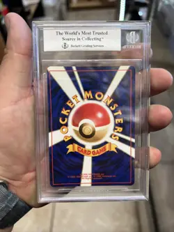 TYPHLOSION 2000 POKEMON JAPANESE NEO PREMIUM FILE 157 HOLO BGS 9 VINTAGE Mint - Image 2