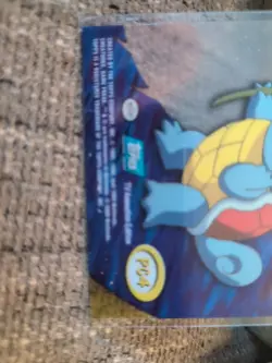 Squirtle #07 PC4 Clear TOPPS 1999 TV Animation Blue Logo acryllic Pokemon - Image 3