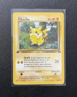 Pikachu 60/64 1st Edition Jungle Pokemon 1999 WOTC - NM - Image 1
