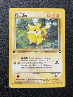 Pikachu 60/64 1st Edition Jungle Pokemon 1999 WOTC - NM - Image 2