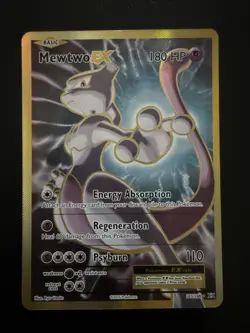 Pokemon Mewtwo EX XY Evolutions Full Art Holo 103/108 Ultra Rare LP LIGHT PLAY - Image 1