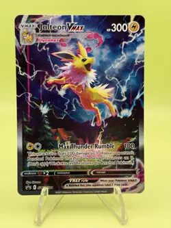 Pokemon Jolteon VMAX SWSH184 EN Promo Full Art Black Star Sword & Shield - Image 1
