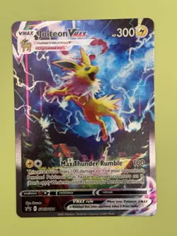 Pokemon Jolteon VMAX SWSH184 EN Promo Full Art Black Star Sword & Shield - Image 3