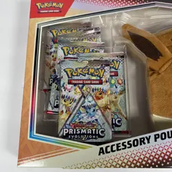 Pokemon TCG Prismatic Evolutions Accessory Pouch Special Collection Box - Image 4