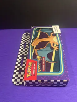 Pokemon TCG 2024 Back To School CHARIZARD Pencil Tin 2 Sealed Booster Packs - Image 4