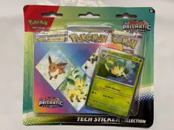 Pokemon TCG Prismatic Evolutions Tech Sticker (Set of 3) Collection Booster Pack - Image 3