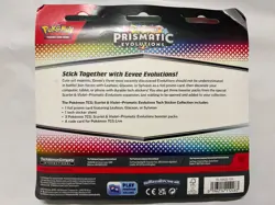 Pokemon TCG Prismatic Evolutions Tech Sticker (Set of 3) Collection Booster Pack - Image 4