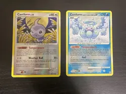Pokemon Legends Awakened Castform 58/146 And Castform 50/146 Reverse Holo Lot - Image 1