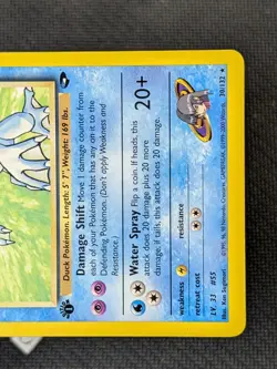 Sabrina's Golduck 30/132 - Gym Challenge 1st Edition Rare Pokemon TCG NM - Image 5