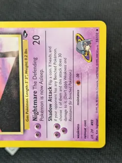 Sabrina’s Haunter 55/132 - Gym Challenge Unlimited Pokemon TCG NM - Image 5