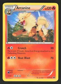Arcanine 13/99 Pokemon TCG Next Destinies LP - Image 1