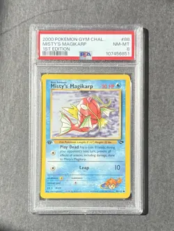 Misty's Magikarp, 1st Edition Pokemon Gym Challenge 2000, PSA 8, 88/132 - Image 1