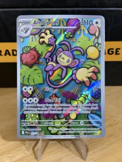 Ambipom 107/094 - 2025 Pokemon Phantasmal Flames Illustration Rare - Full Art #2 - Image 1
