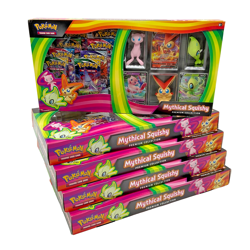 Lot of (5) Pokemon TCG Mythical Squishy Premium Collection Boxes Sealed - Image 1