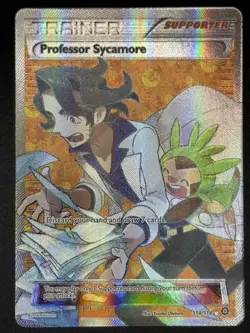 Professor Sycamore 114/114 Pokemon TCG XY - Steam Siege Ultra Rare Near Mint - Image 1