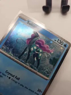 Pokemon Suicune 026/094 Phantasmal Flames Cosmo Holo Knockout Exclusive TCG NM - Image 2