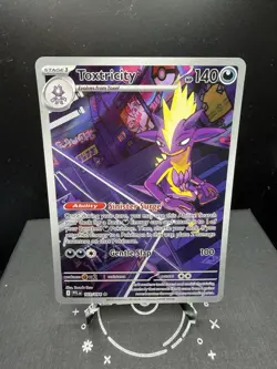 Pokemon TCG ME Phantasmal Flames Toxtricity 103/094 Illustration Rare Full Art - Image 1