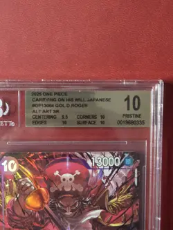 Gol D. Roger OP13-064 - Japanese One Piece Carrying on his Will Alt Art - BGS 10 - Image 2