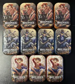 11x One Piece OP-13 Tin Packs Set Vol 2 - Image 1