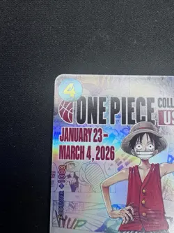 Monkey D. Luffy (College Basketball US Voyage) P-055 One Piece Promotion - Image 2