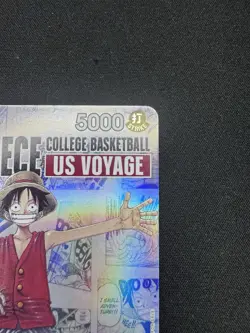 Monkey D. Luffy (College Basketball US Voyage) P-055 One Piece Promotion - Image 3