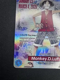 Monkey D. Luffy (College Basketball US Voyage) P-055 One Piece Promotion - Image 4