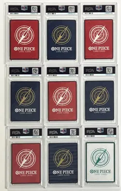 2025 One Piece EN 2nd Anniversary Set Sequential Set of (9) PSA 10 w/ 061 Luffy - Image 2
