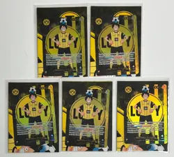 Lot (5) One Piece x BVB Borussia Dortmund Promo Monkey D Luffy ST13-003 Sealed - Image 1