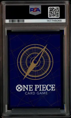 2025 One Piece OP13 ENGLISH 3rd Anniversary Gold #004 Shanks PSA 10 GEM MINT - Image 3