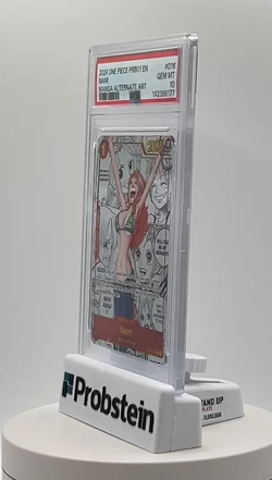 2024 One Piece PRB01 EN Manga Alternate Art #016 Nami PSA 10 GEM MINT - Image 2