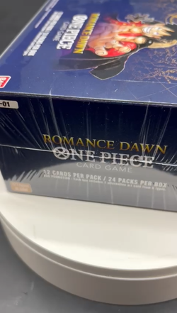 One Piece EN Romance Dawn Booster Box Sealed Wave 1 Blue Bottom w/ Plastic Case - Image 2