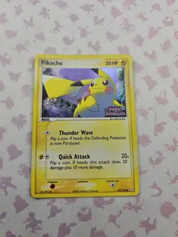 Pokemon TCG 2006 Pikachu Holon Phantoms Reverse Holo Foil Card 78/110 EX - Image 1