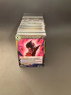 300 cards Dragon Ball Super Card Game Foil & Regular Lot - Goku, Trunks, Beerus - Image 1