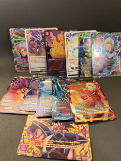 300 cards Dragon Ball Super Card Game Foil & Regular Lot - Goku, Trunks, Beerus - Image 4