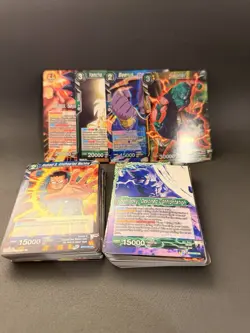 300 cards Dragon Ball Super Card Game Foil & Regular Lot - Goku, Trunks, Beerus - Image 5