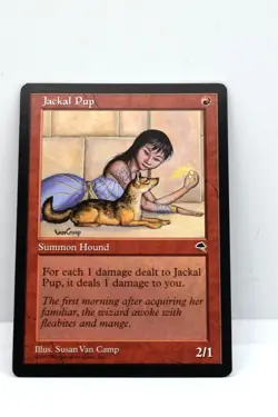 MTG, JACKAL PUP (x4), MIRAGE, NM, NEVER BEEN PLAYED - Image 1
