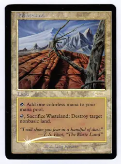 Wasteland – MtG – Magic Player Rewards Promo – foil – NM - Image 1