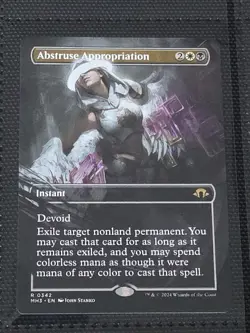 Abstruse Appropriation X1 (Borderless) X1 MH3 MTG Modern Horizons 3 B1 - Image 1
