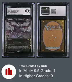 MTG Borderless CGC 9.5 Double Masters 2022 FOIL Damnation - Image 4