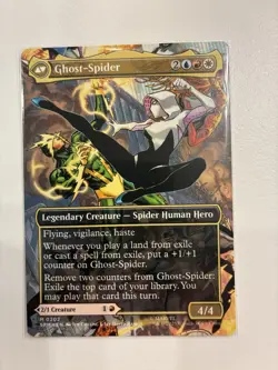MTG Gwen Stacy/Ghost Spider Borderless Marvel's Spider-Man NM ENG NonHolo M 0202 - Image 2