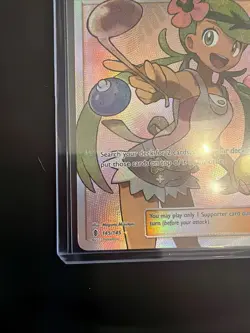 Pokemon TCG Mallow 145/145 Full Art sun and moon guardians rising - Image 5
